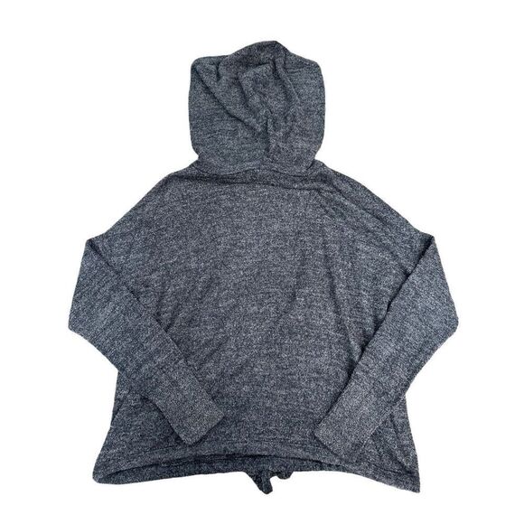 Barefoot Dreams Cozy Chic Lite Pebble Beach Pullover Hoodie Gray/Blue XL Soft - Picture 5 of 15